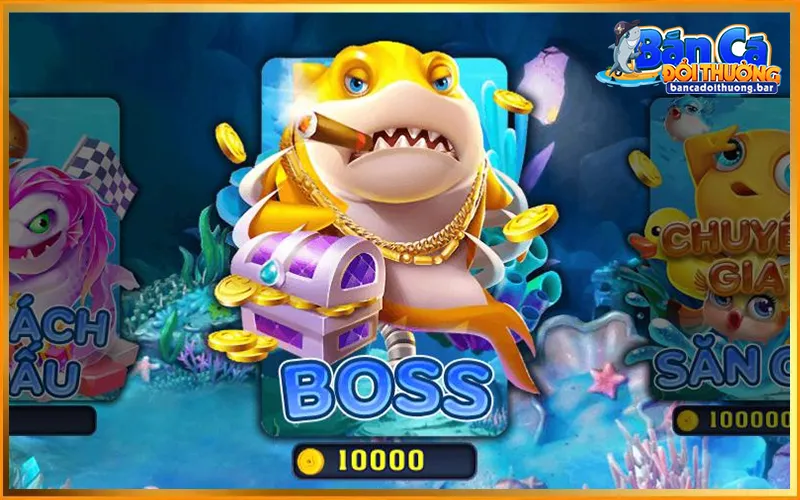 Giao diện chính của game bắn cá King khi mở lần đầu
